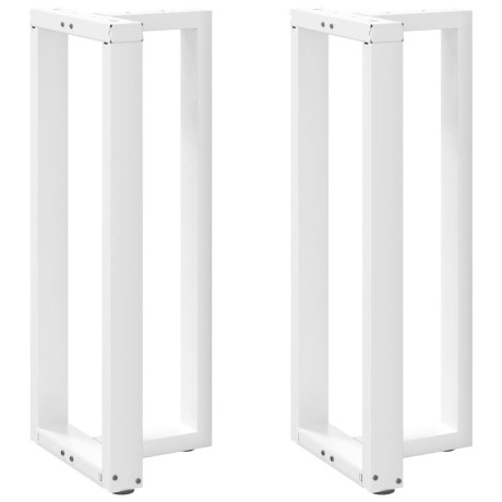 vidaXL Bartafelpoten 2 st T-vormig 40x35x(101-102) cm staal wit