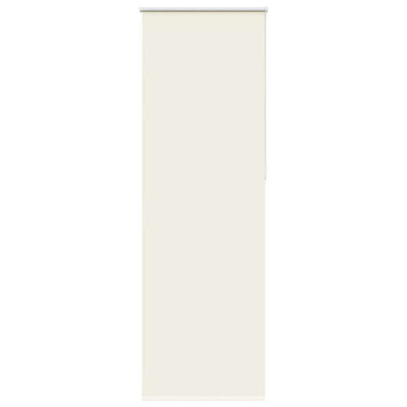 vidaXL Rolgordijn verduisterend gebroken wit 65x210 cm stofbreedte