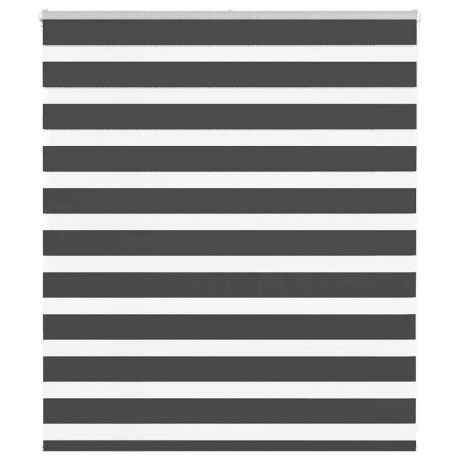 vidaXL Zebra rolgordijn 125x100 cm stofbreedte 120,9 cm zwart