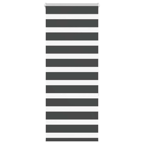 vidaXL Zebra rolgordijn 60x150 cm stofbreedte zwart 55,9 cm