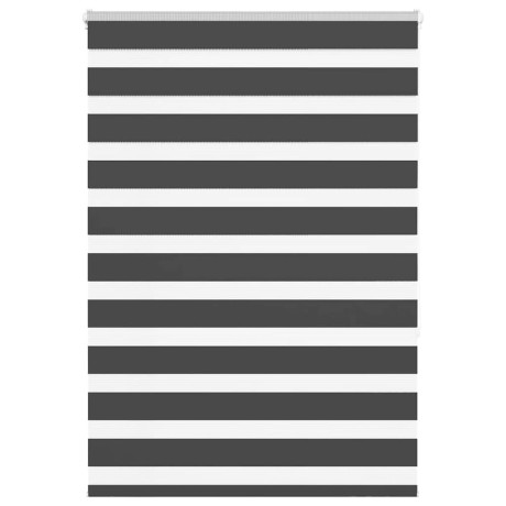 vidaXL Zebra rolgordijn 115x150 cm stofbreedte 110,9 cm zwart