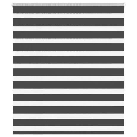 vidaXL Zebra rolgordijn 120x150 cm stofbreedte 115,9 cm zwart