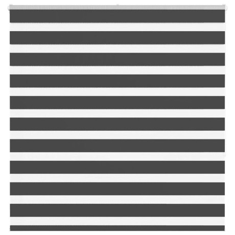 vidaXL Zebra rolgordijn 145x150 cm stofbreedte 140,9 cm zwart