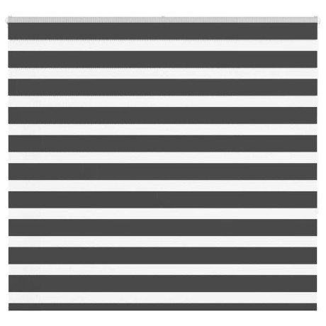 vidaXL Zebra rolgordijn 155x150 cm stofbreedte 150,9 cm zwart