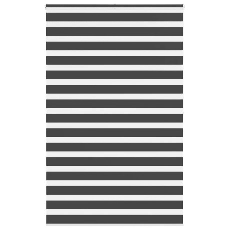 vidaXL Zebra rolgordijn 150x200 cm stofbreedte 145,9 cm zwart