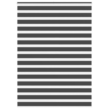 vidaXL Zebra rolgordijn 160x200 cm stofbreedte 155,9 cm zwart