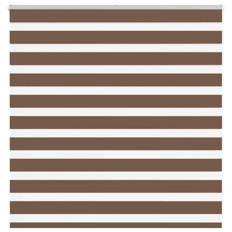 vidaXL Zebra rolgordijn 145x100 cm stofbreedte 140,9cm polyester bruin