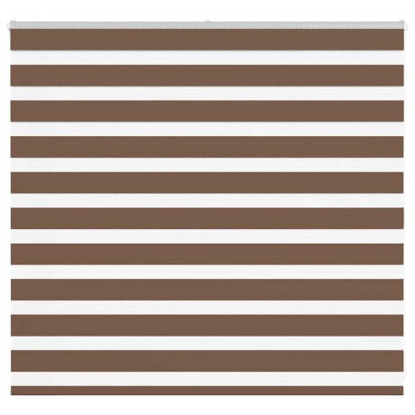 vidaXL Zebra rolgordijn 155x100 cm stofbreedte 150,9cm polyester bruin