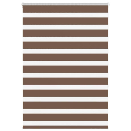 vidaXL Zebra rolgordijn 100x150 cm stofbreedte 95,9 cm polyester bruin