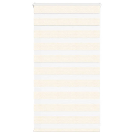 vidaXL Zebra rolgordijn 80x100 cm stofbreedte 75,9 cm marmerbeige