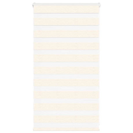 vidaXL Zebra rolgordijn 85x100 cm stofbreedte 80,9 cm marmerbeige