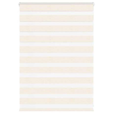vidaXL Zebra rolgordijn 110x100 cm stofbreedte 105,9 cm marmerbeige