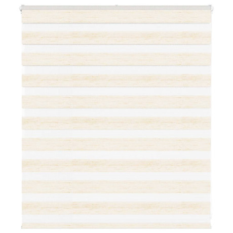 vidaXL Zebra rolgordijn 125x100 cm stofbreedte 120,9 cm marmerbeige
