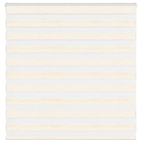 vidaXL Zebra rolgordijn 140x100 cm stofbreedte 135,9 cm marmerbeige