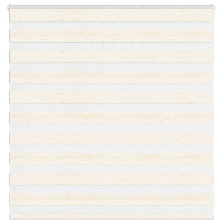 vidaXL Zebra rolgordijn 145x100 cm stofbreedte 140,9 cm marmerbeige
