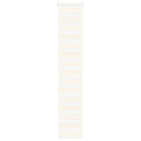 vidaXL Zebra rolgordijn 50x200 cm stofbreedte 45,9cm marmerbeige