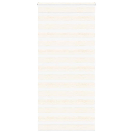 vidaXL Zebra rolgordijn 105x200 cm stofbreedte 100,9cm marmerbeige