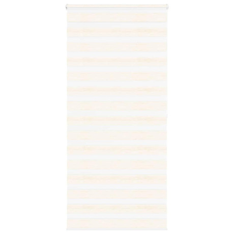 vidaXL Zebra rolgordijn 115x200 cm stofbreedte 110,9 cm marmerbeige