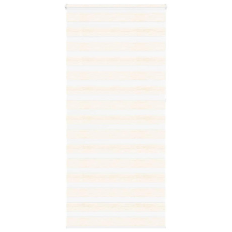 vidaXL Zebra rolgordijn 115x230 cm stofbreedte 110,9 cm marmerbeige