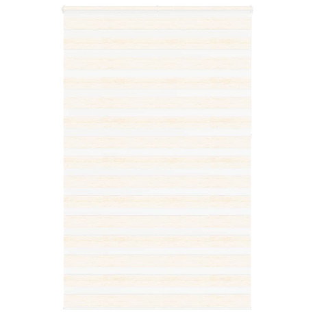 vidaXL Zebra rolgordijn 140x230 cm stofbreedte 135,9 cm marmerbeige