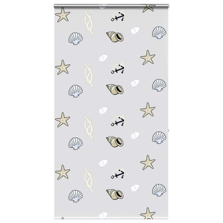 vidaXL Doucherolgordijn met cassette 140x240 cm stofbreedte 136 cm