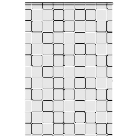 vidaXL Doucherolgordijn met cassette 160x240 cm stofbreedte 156 cm