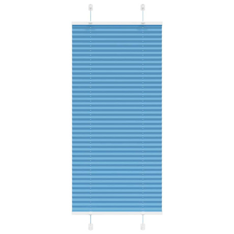 vidaXL Plissé rolgordijn 65x150 cm stofbreedte 64,4 cm polyester blauw