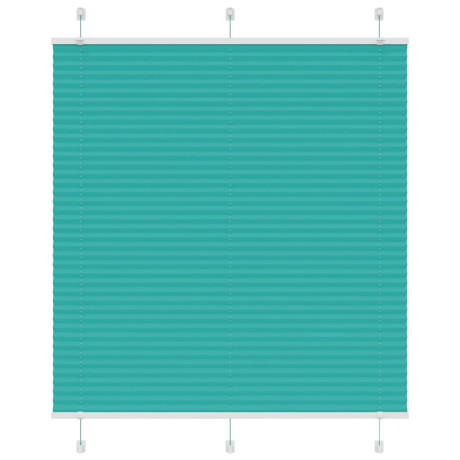 vidaXL Plissé rolgordijn 115x150cm stofbreedte 114,4cm petrol groen