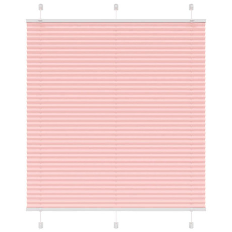 vidaXL Plissé rolgordijn 120x100cm stofbreedte 119,4cm polyester roze