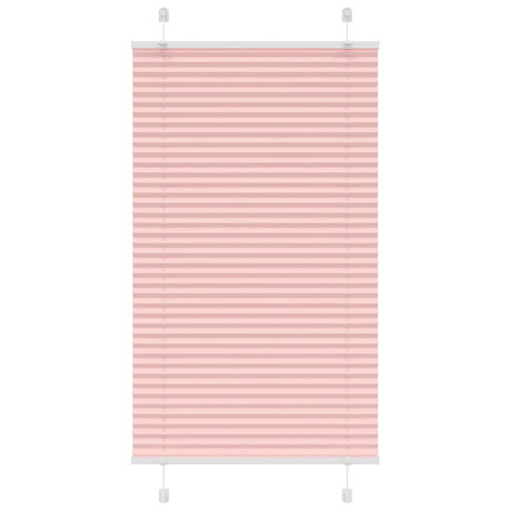 vidaXL Plissé rolgordijn 70x150 cm stofbreedte 69,4 cm polyester roze