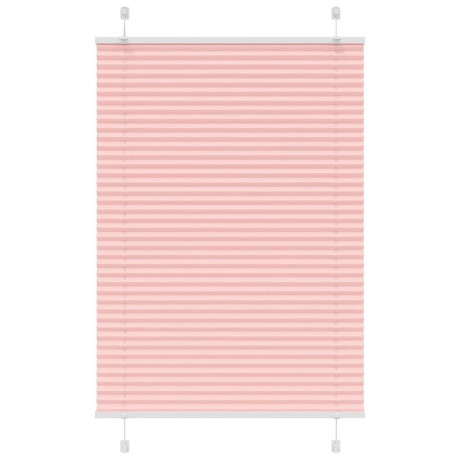 vidaXL Plissé rolgordijn 95x150 cm stofbreedte 94,4 cm polyester roze