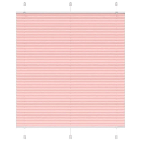 vidaXL Plissé rolgordijn 120x150cm stofbreedte 119,4cm polyester roze