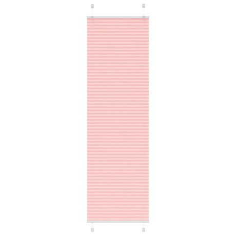 vidaXL Plissé rolgordijn 60x200 cm stofbreedte 59,4 cm polyester roze