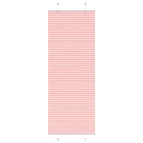 vidaXL Plissé rolgordijn 70x200 cm stofbreedte 69,4 cm polyester roze