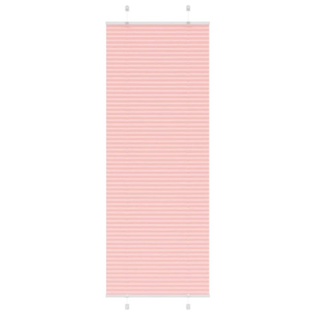 vidaXL Plissé rolgordijn 80x200 cm stofbreedte 79,4 cm polyester roze