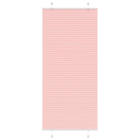 vidaXL Plissé rolgordijn 100x200 cm stofbreedte 99,4cm polyester roze