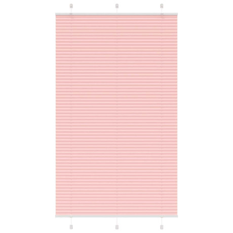 vidaXL Plissé rolgordijn 115x200cm stofbreedte 114,4cm polyester roze