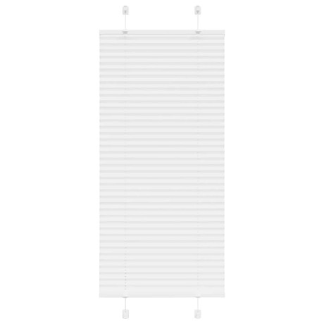 vidaXL Plissé rolgordijn 55x100 cm stofbreedte 54,4 cm polyester wit