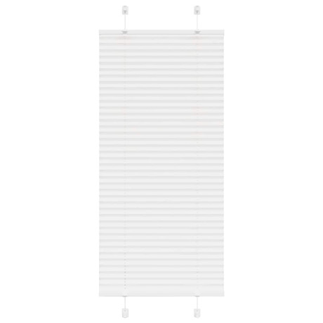 vidaXL Plissé rolgordijn 65x100 cm stofbreedte 64,4 cm polyester wit