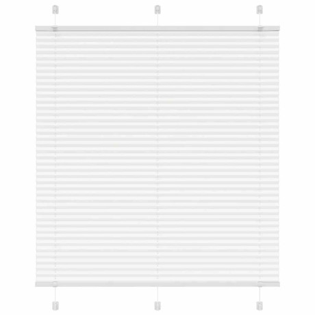 vidaXL Plissé rolgordijn 120x150 cm stofbreedte 119,4cm polyester wit