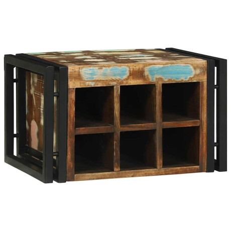 vidaXL Wijnrek 2 pcs 46 x 35 x 27,5 cm Massief Gerecycled Hout