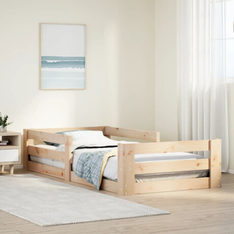 vidaXL Bedframe zonder matras 80x160 cm massief grenenhout