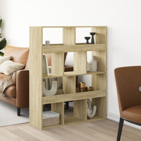 vidaXL kamerscherm 100x33x125,5 cm bewerkt hout sonoma eikenkleurig
