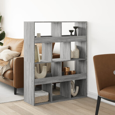 vidaXL kamerscherm 100x33x125,5 cm bewerkt hout grijs sonoma eiken