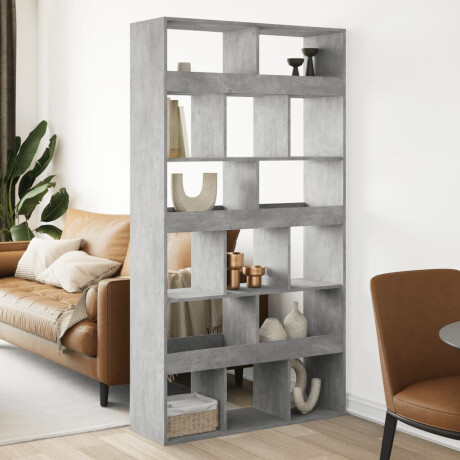 vidaXL Kamerscherm 100x33x187,5 cm bewerkt hout betongrijs