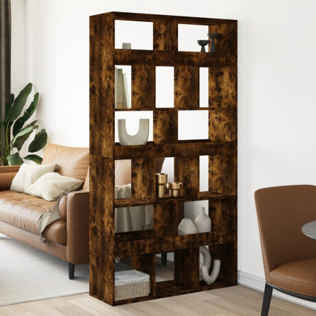 vidaXL kamerscherm 100x33x187,5 cm bewerkt hout gerookt eikenkleurig