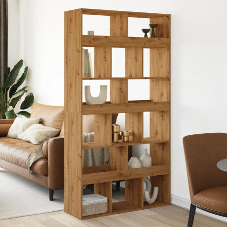 vidaXL Kamerscherm 100x33x187,5 cm bewerkt hout artisanaal eikenkleur