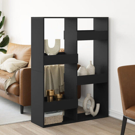 vidaXL Kamerscherm 100x33x135 cm bewerkt hout zwart