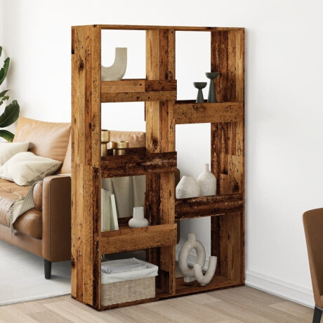 vidaXL Kamerscherm 100x33x155,5 cm bewerkt hout oud houtkleurig