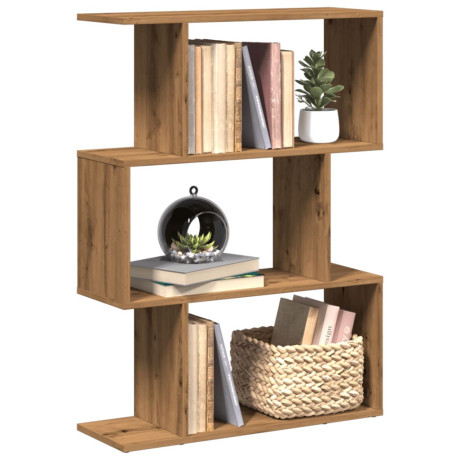 vidaXL Kamerscherm / boekenkast 3-laags 70x24x97 cm hout artisanaal